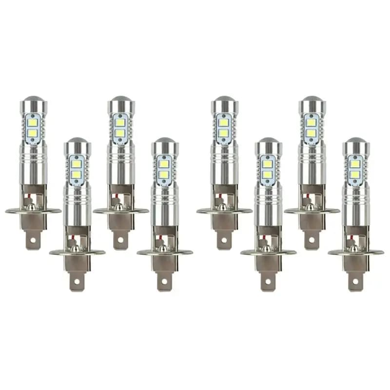 Strict 8PCS H1 LED Headlight Fog Driving Light Bulbs 6000K Super White 200W