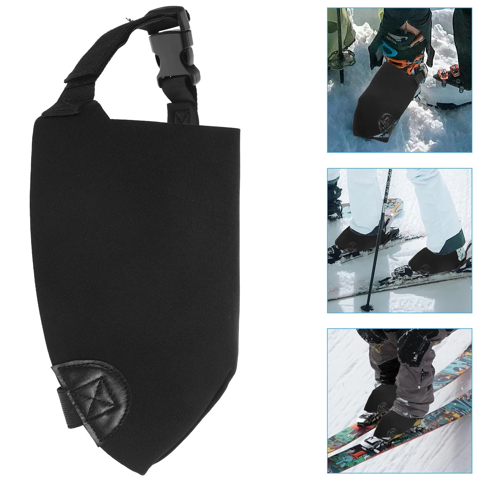 1 Paio di Protezioni Premium per Scarpe da Trekking, Antivento, Antineve, Antigelo, Copriscarpe Portatili Pieghevoli per Arrampicata all'Aperto