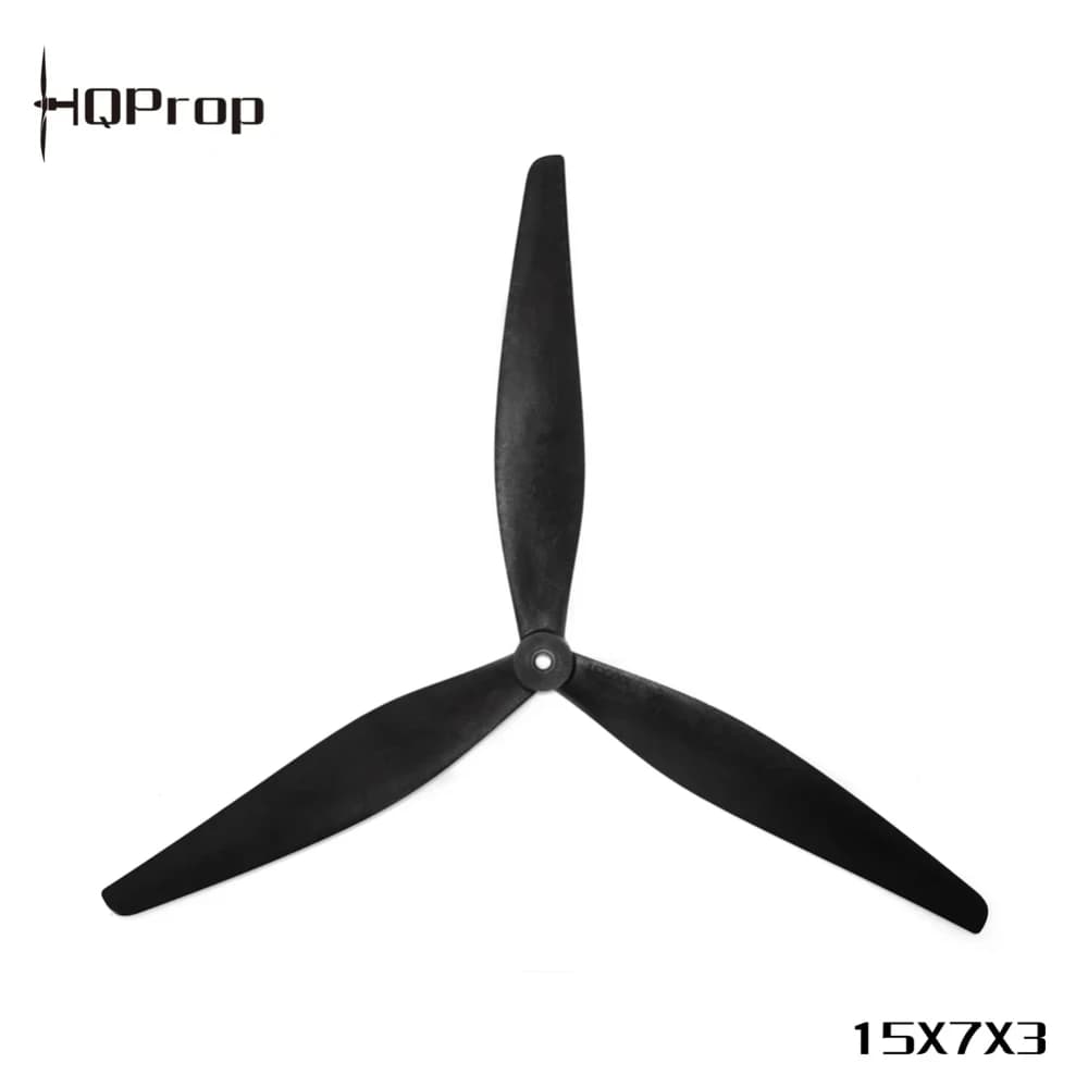 1 paio di eliche HQProp 15X7X3 1570 CW CCW in nylon rinforzato con fibra di vetro nero per drone FPV Rc
