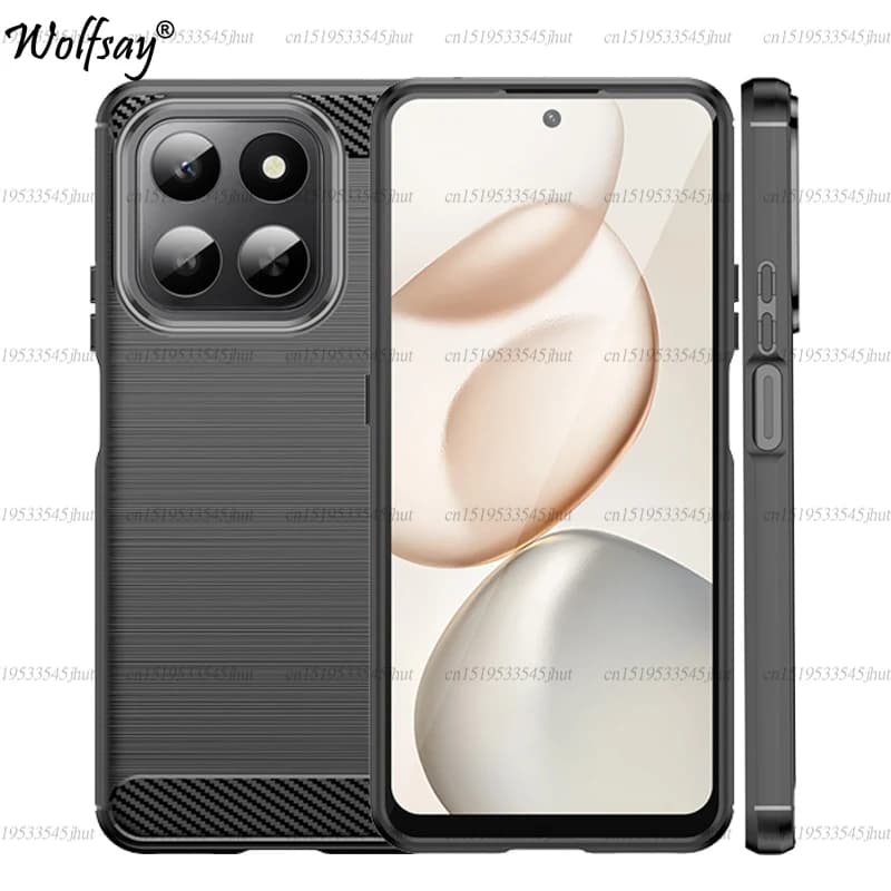 Per Honor 400 Smart Case Custodia morbida antiurto in silicone in fibra di carbonio Cover posteriore Honor 400 Custodia per smartphone per Honor 400 Smart Case