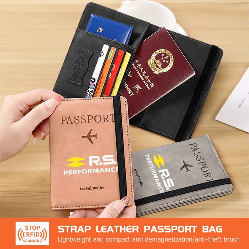 Car ID Card Bank Credit Holder Wallet Travel Passport Purse For Renault Arkana Captur Twingo Talisman RS Line Logan Duster