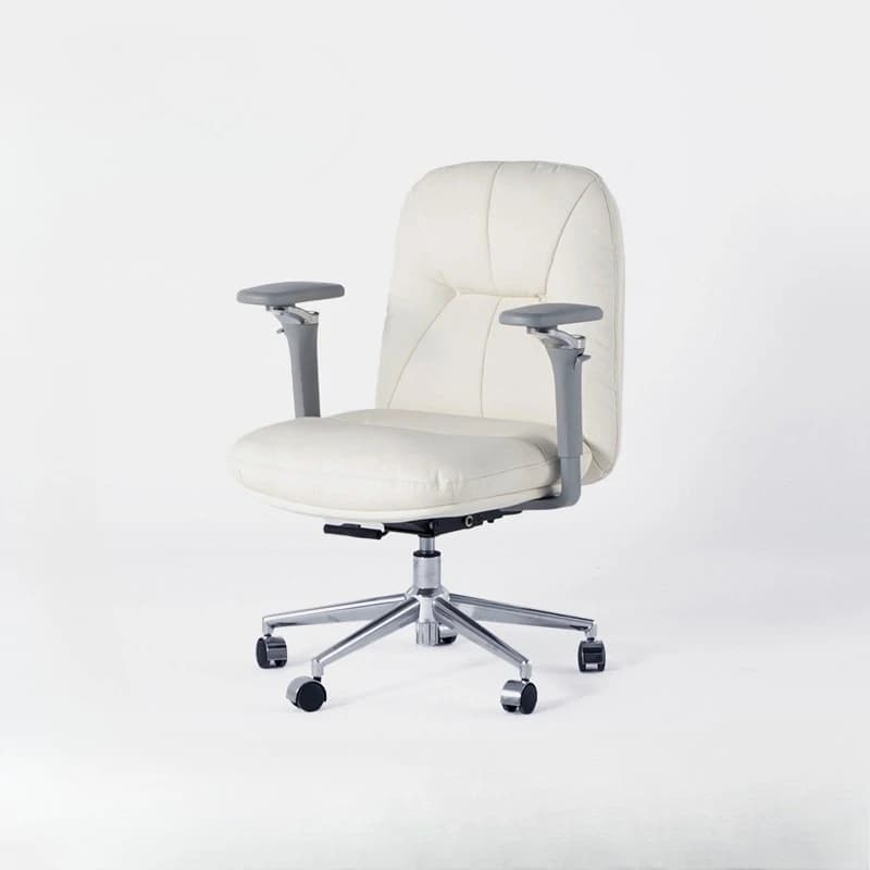 Sedia da Ufficio in Pelle Ergonomica, Sedia da Gaming Girevole e Regolabile in Altezza