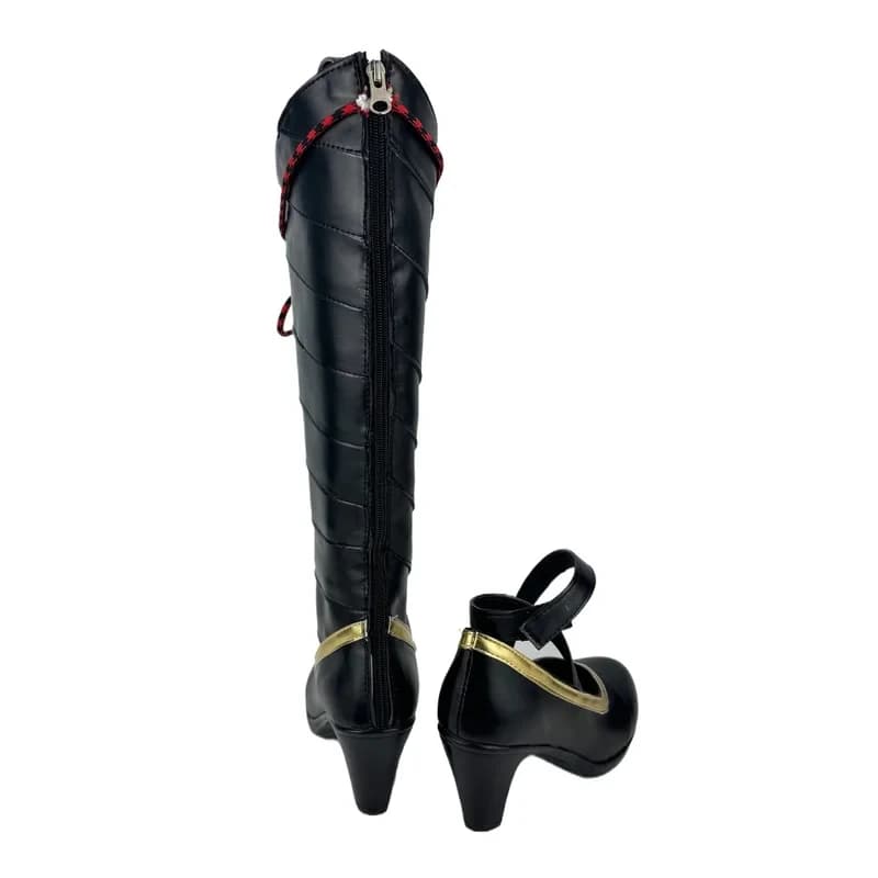 Scarpe Cosplay Anime Game A;3,7'd/ Stivali Jia Xichun Limbus Company Accessori e Oggetti di Scena per Costume di Halloween