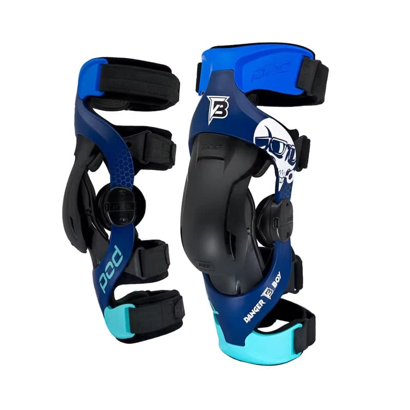 Coppia giovanile Protezione moto Pod Ginocchio K4 2.0 DANGER BOY EDIZIONE LIMITATA Mx Bretelle protettive
