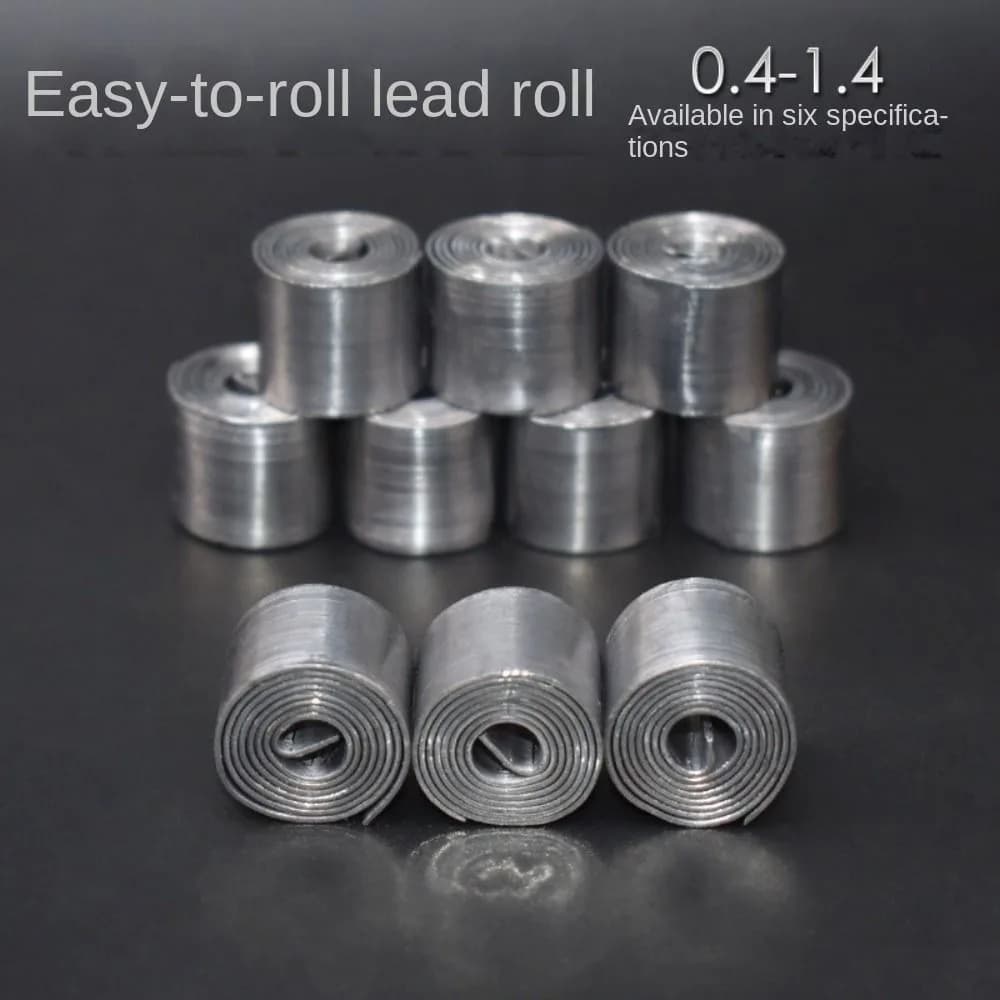 Uniform Thickness Lead Sheet Strips Fishing Supplies Fishing Accessories Lead Zavorra Zavorra Drop Shot Weights Fishing Equipment