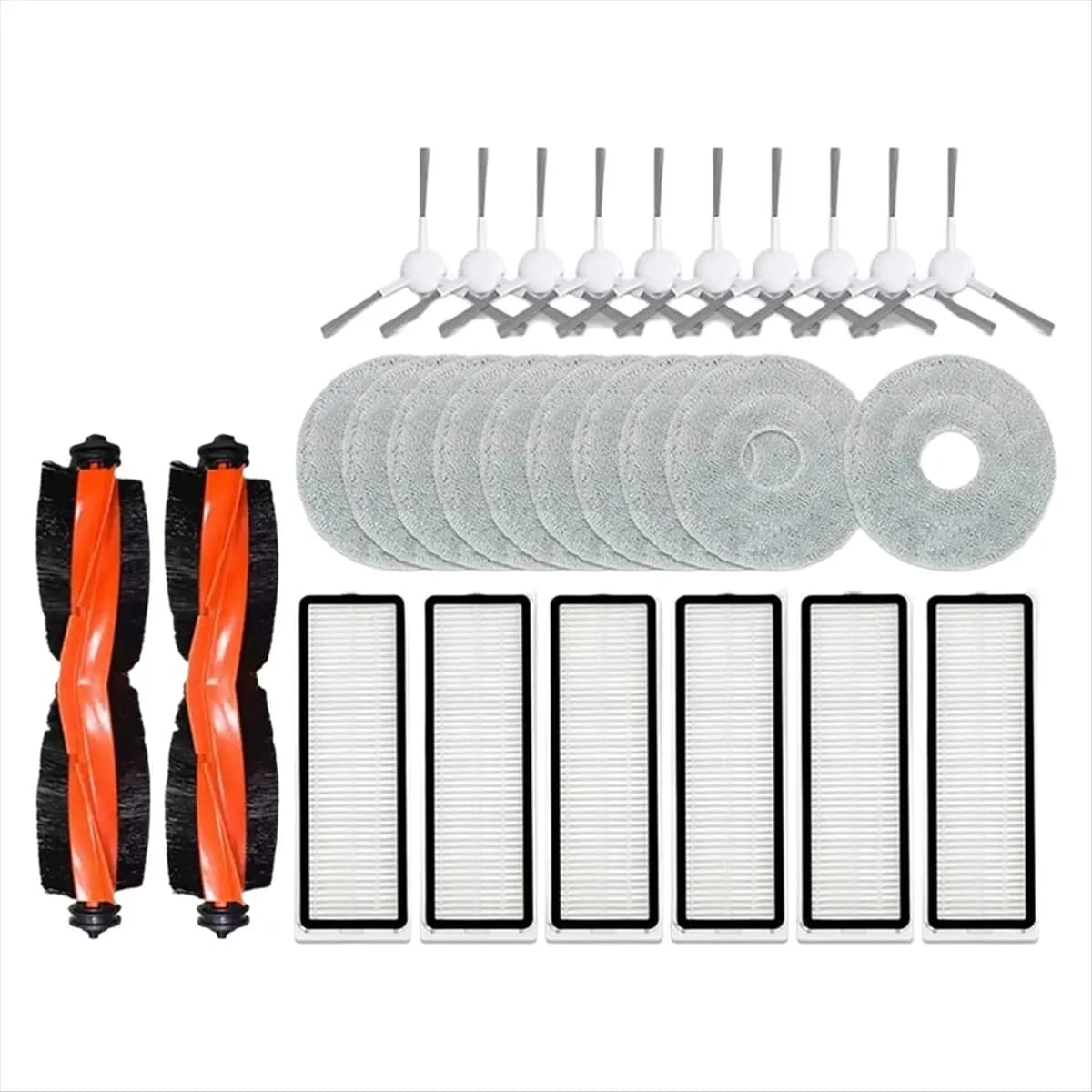 N18R Per Robot Aspirapolvere X20+ / X20 Plus Parti Accessori Spazzola Principale Spazzola Laterale Filtro Hepa Panno Mop