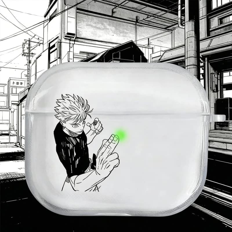 Custodia per auricolari a tema anime giapponese per Airpods Pro 4 3 Pro2, cover protettiva antiurto per Airpods 2 3 4