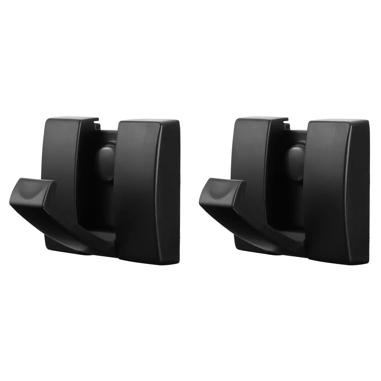 2pcs Creative Hooks Punch Free Folding Coat Hangers Space Saving Aluminum Wall Mounted Clothes Hook For Bathroom Bedroom Kitchen