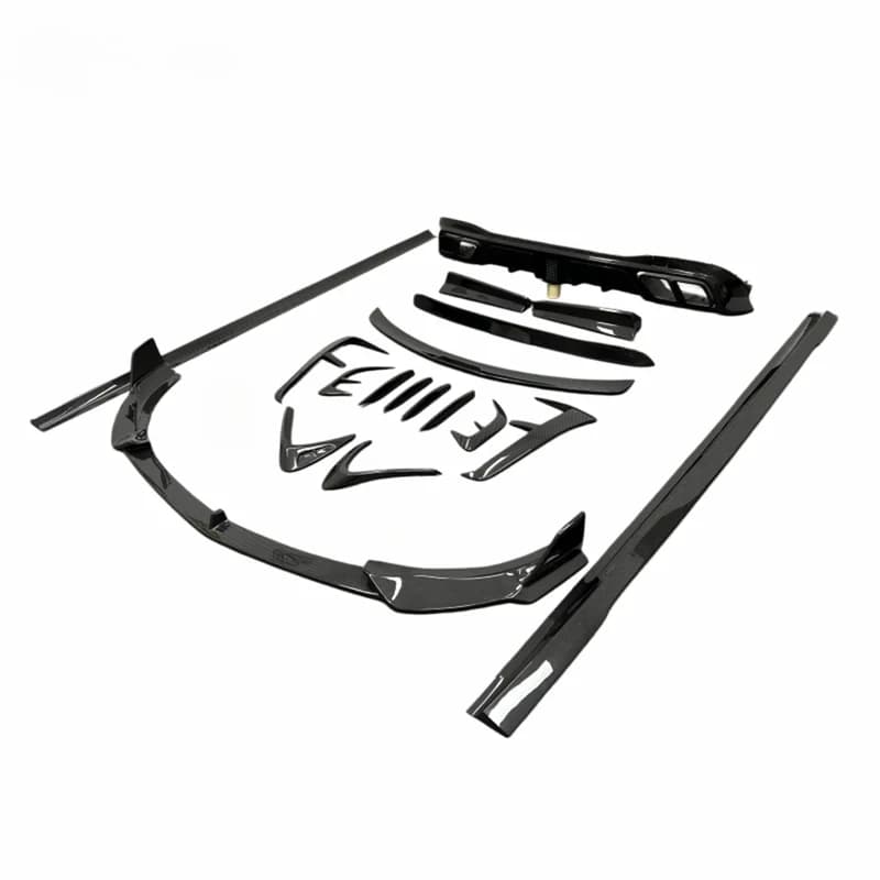 High Quality M Style Dry Carbon Fiber Body Kit With Lip Diffuser Side Skirt Spoiler For S Class W223 Exterior Tuning Parts
