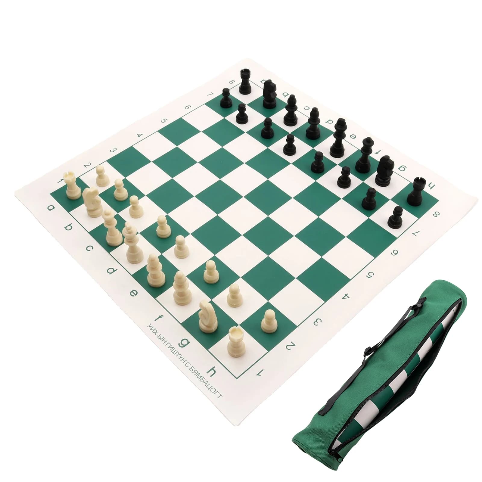 Set di scacchi Set di scacchi in pelle PU Giochi da tavolo pieghevoli da viaggio Genitore Bambino Giocattoli educativi interattivi Puzzle da tavolo Gioco da tavolo F