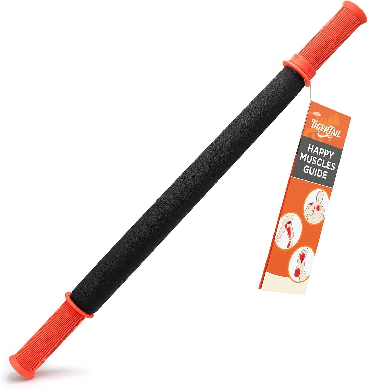 22 Inch Deep Fabric Foam Roller for Leg, Neck, Back - Portable Massage Stick and Myfascial Release Tool