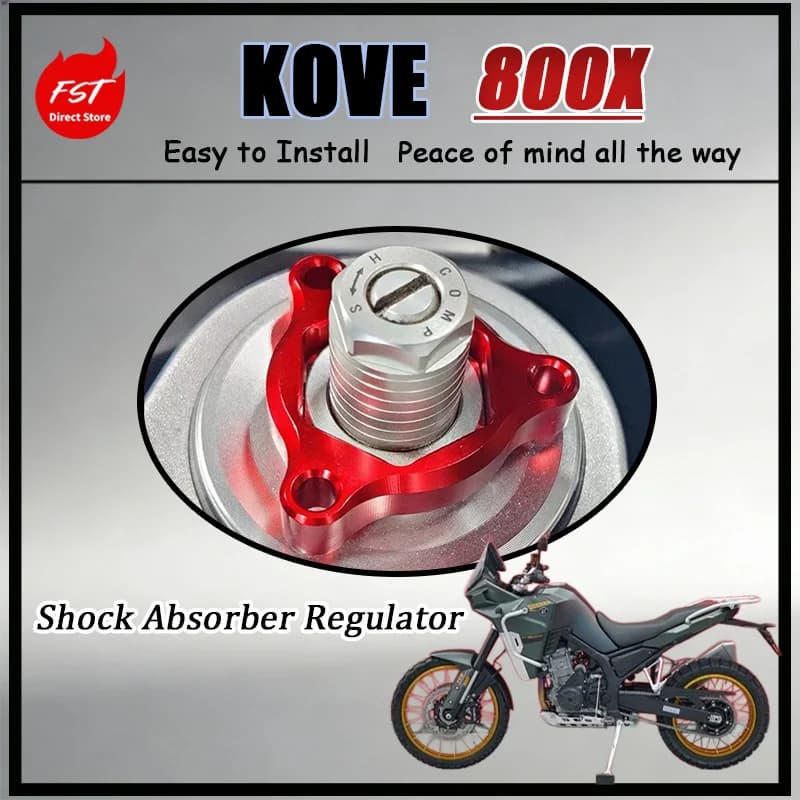 Vite Decorativa per Regolazione Ammortizzatore Anteriore Moto KOVE 800X, Accessorio Impermeabile e Resistente alla Corrosione