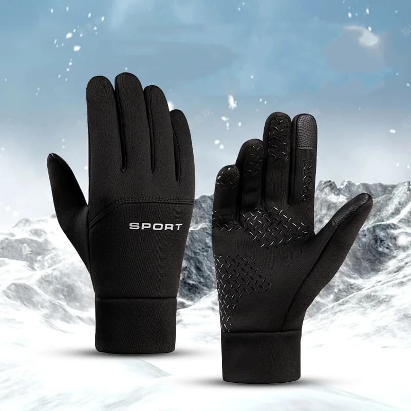 Warm Winter Gloves for Men and Women Raincoat Windproof Cold Resistant Outdoor Cycling Special Non-slip Touch Screen