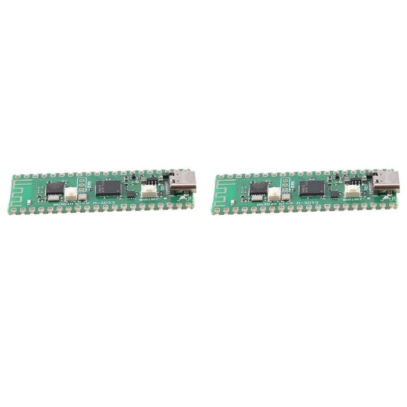 AT12 2X RP2040 For Raspberry Pi Pico W Board With 2.4G Wifi Mini Dual-Core 264KB ARM Microcomputers Cortex-M0 Processor