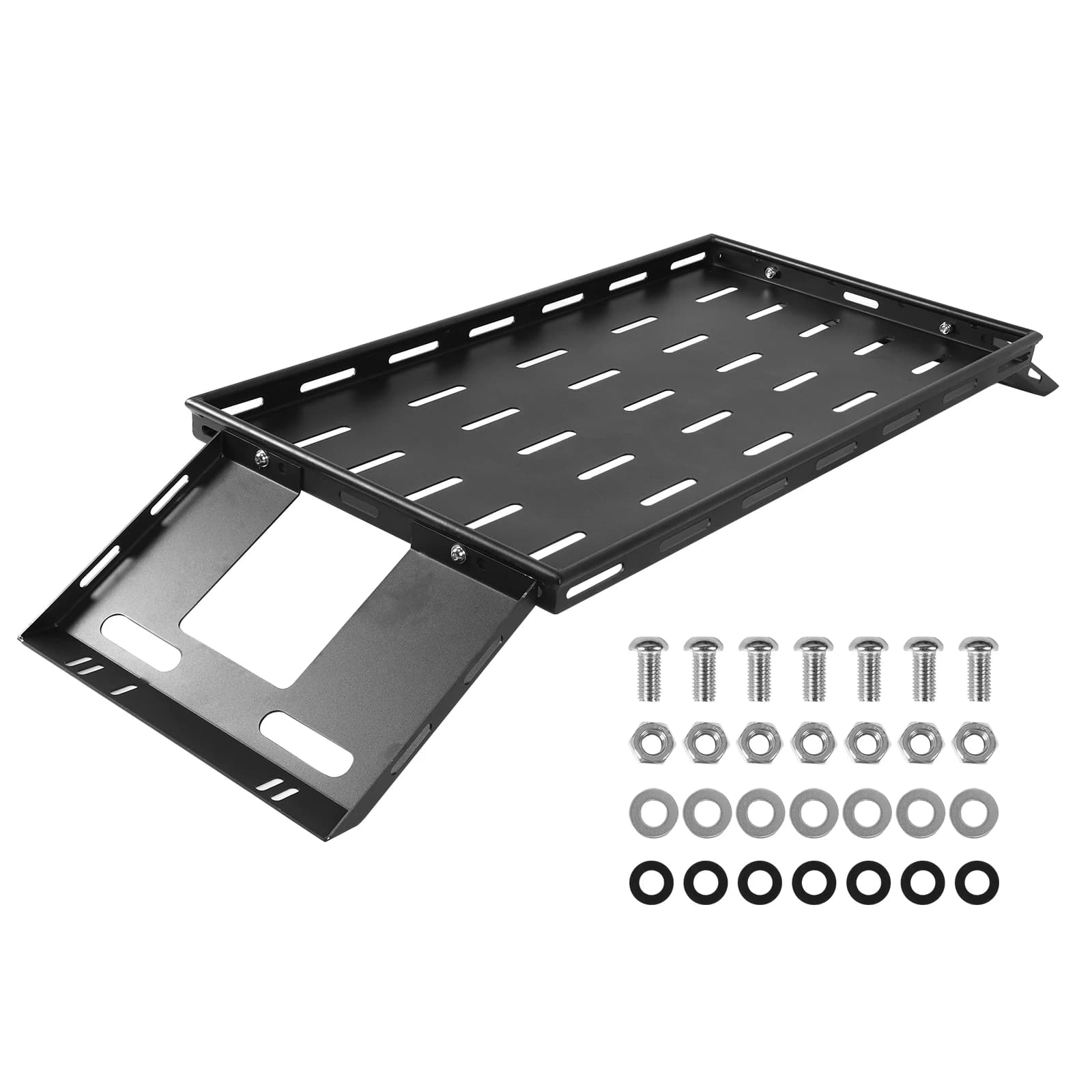 Organizer per Bagagliaio Auto in Acciaio Leggero Resistente all'Usura e Antigraffio per JK/JL Wrangler 07-25
