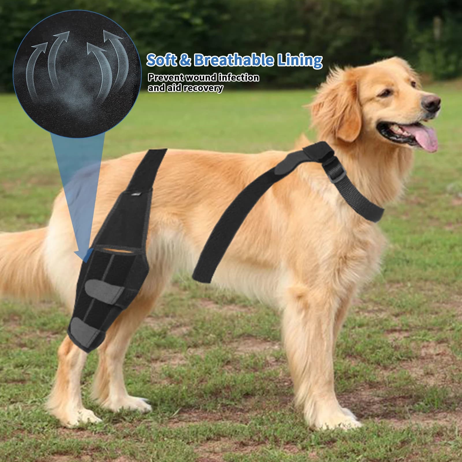 Bende per cani da compagnia lesioni per cani gamba ginocchiera protezione per cani benda articolare avvolgere Doggy forniture mediche accessori per cani