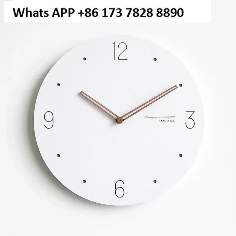 EMITDOOG orologio da parete soggiorno creativo moderno semplice orologio nordico da parete casa camera da letto orologio sospeso silenzioso