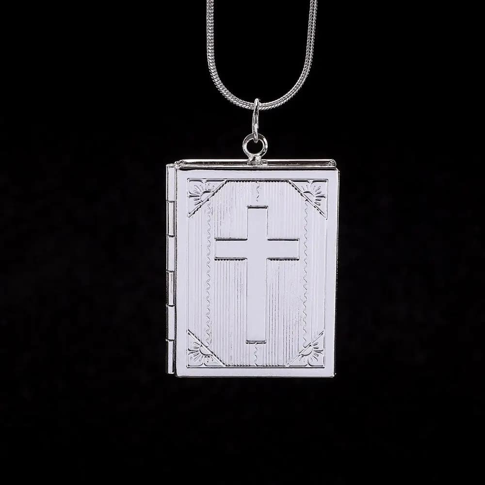 Ciondoli Regalo Cornice Portafoto Donna Croce Bibbia Scatola Collana Accessori Abbigliamento Gioielli Catene