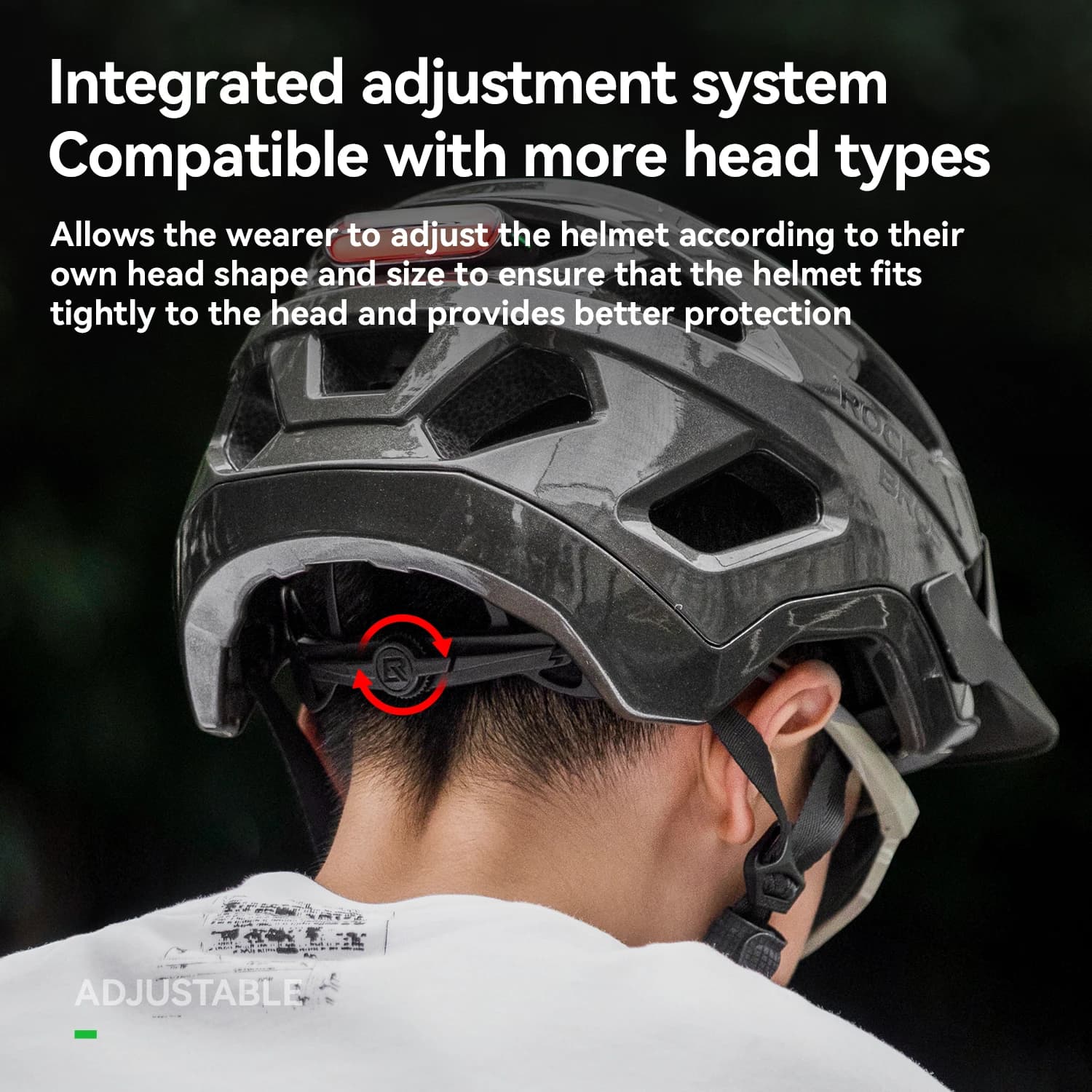ROCKBROS Set da ciclismo per bambini e ragazzi: casco (stampato integralmente, ultraleggero) + occhiali fotocromatici UV400 per scooter da bici MTB