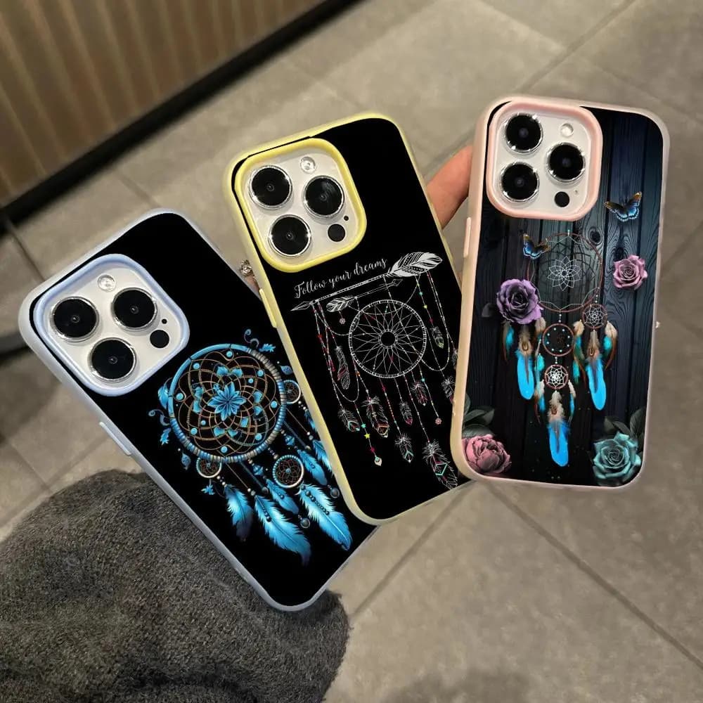 Dreamcatcher Phone Case For IPhone 17 16 15 14 13 Pro Max Plus Mini Jelly Material Case Crystal