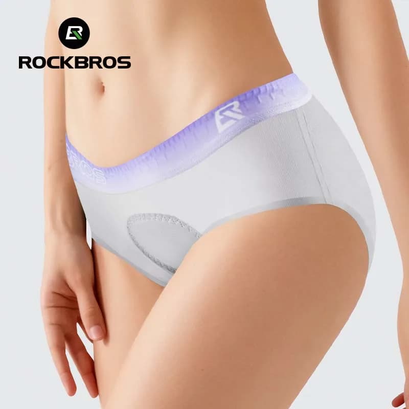 ROCKBROS women cycling underwear padded shockproof Mountain MTB bike shorts comfortable pants underwear woman shorts