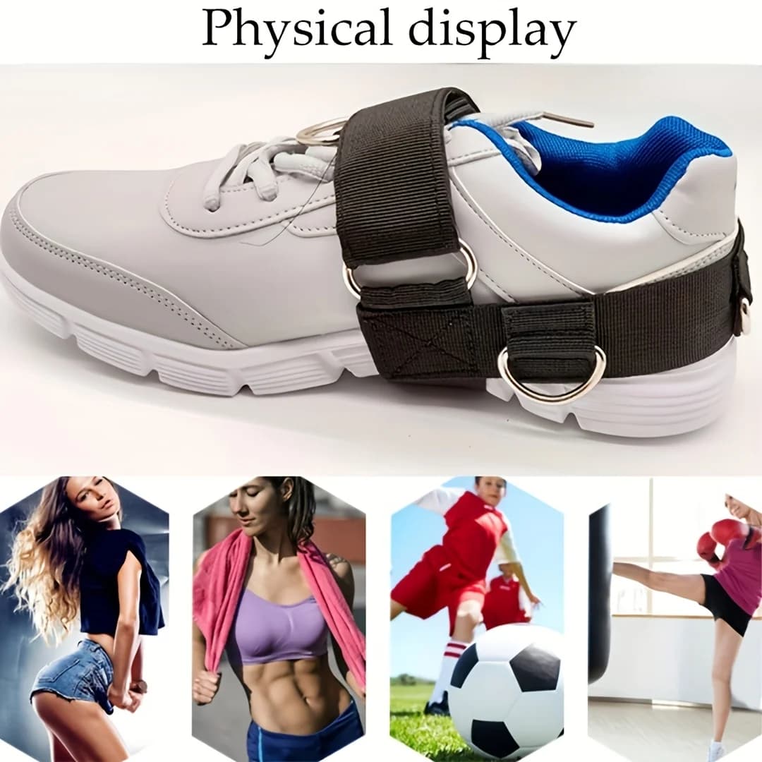 1 Piece Fitness Shoe Cover, Buckle Strap, Resistance Band for Fitness, Resistance Band for Slimming Legs