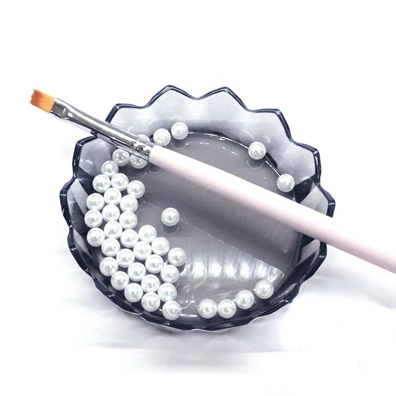 Pennelli acrilici Portapenne Piatti portaoggetti per gioielli Tavolozza di colori per nail art Gel UV Smalto per miscelazione colori Display Strumenti per manicure