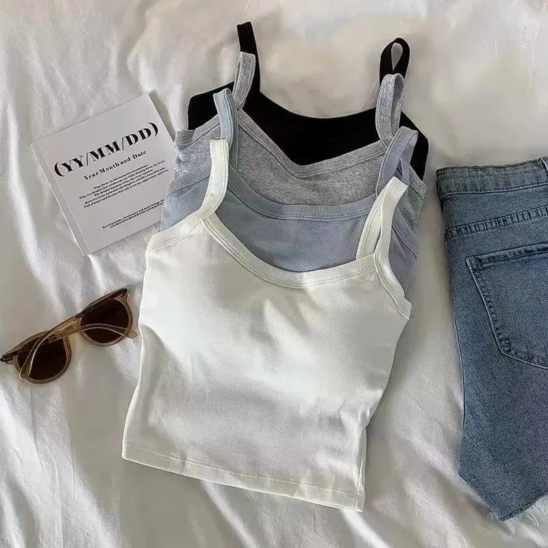 Top Corto Donna Sexy Senza Maniche, Top alla Moda, Intimo Femminile, Canotta da Donna, T-shirt Basica da Ragazza, Gilet, Lingerie, Reggiseni, Top a Tubino, Hot