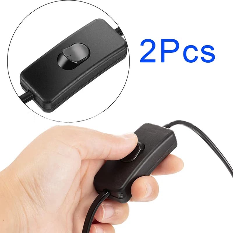 Lampada da tavolo da tavolo Cavo Toggle Interruttori a bilanciere Interruttore della luce AC 250V Controllo ON/OFF per luci a LED Cablaggio Interruttore elettrico