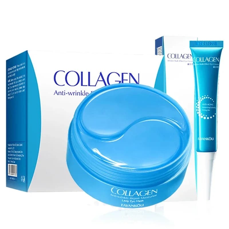 60 pcs/Crystal Box Collagen Mask For Dark Circle Eyes Remove Bags For Hydrating Eyes Patch For Eyes Gel Pads Skin Care