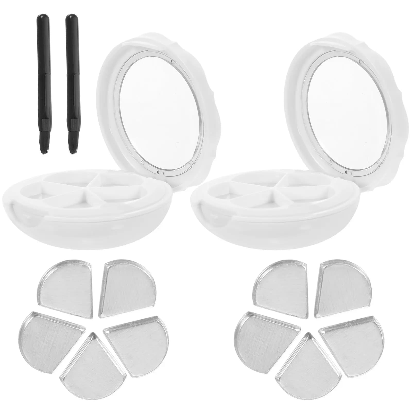 2 Set of Rechargeable Containers for Lipstick and Umbrella, Portable Organizer for Fai-da-Te Makeup, Blush Travel Container
