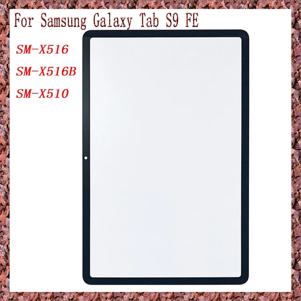 AAA Per Samsung Galaxy Tab S9 FE SM-X510 SM-X516 SM-X516B X510 X516 Pannello Touch Screen Tablet Frontale Esterno LCD Obiettivo di Vetro Con OCA