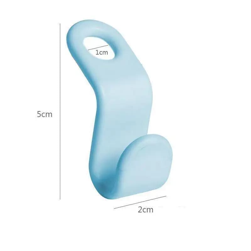 50/100 Hangers Plastic Extensible Hooks for Hangers, Space Saving Organizer for Wardrobe, Waterfall Connectors for Clothes rack