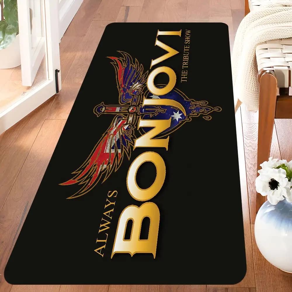 Tappetino da Bagno B-BonS J-Jovi Antiscivolo, Assorbente, Lungo, Cuscino Decorativo per Camera da Letto, Zerbino di Benvenuto