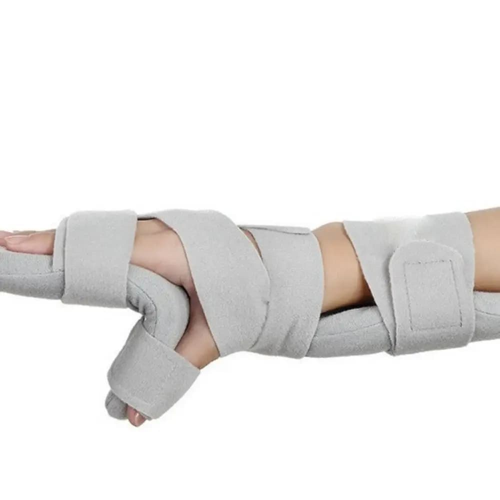 Supporto per tutore per mano traspirante Regolazione multilivello Vestibilità comoda Tutore per polso Poggiapolsi Stecca fissa per mano rimovibile