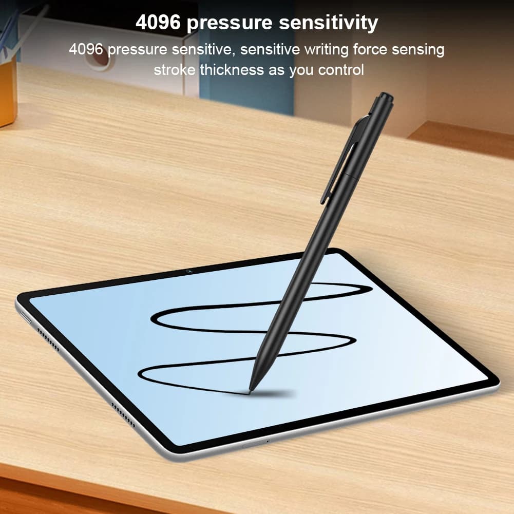 For ReMarkable 2 Magnetic Pen with Eraser 4096 Pressure Sensitivity Palm Rejection Tilt EMR Stylus Pen for Samsung/Wacom/Kindle