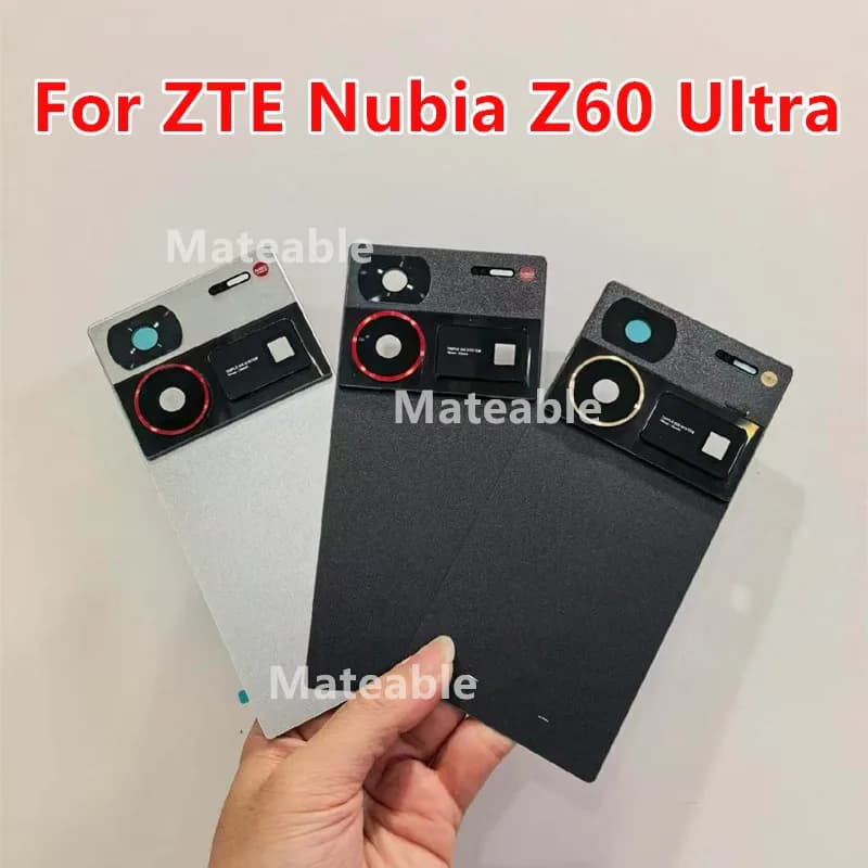 Z60Ultra Rear Housing For ZTE Nubia Z60 Ultra 5G NX721J Battery Back Cover Repair Phone Replace Door Case + Camera Lens
