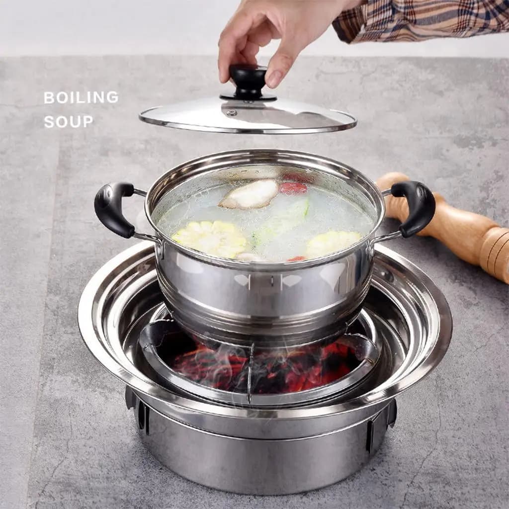Korean Charcoal Barbecue Grill Household Korean BBQ Grill Non-stick