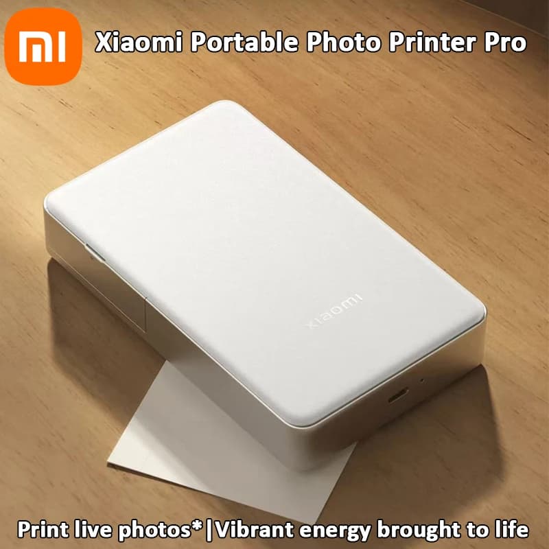 Stampante fotografica tascabile Xiaomi Mijia Pro AR Video Foto Connessione Bluetooth Copertura automatica integrata della pellicola Stampa HD