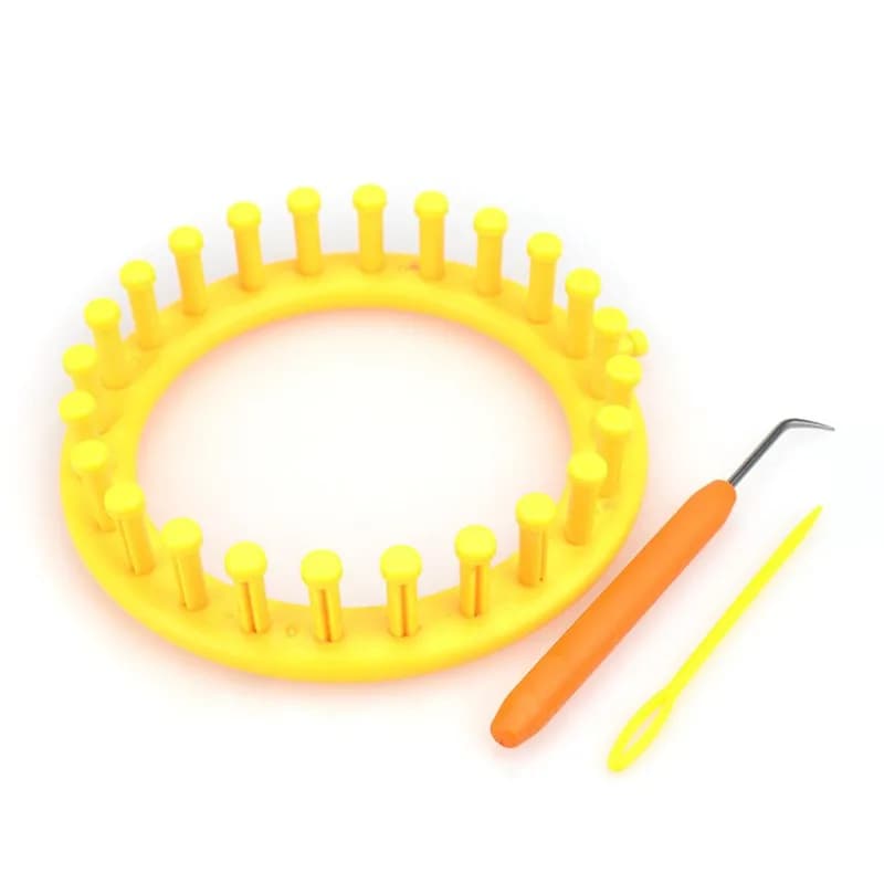 1 Set Round Knitting Loom Craft Yarn Kit Hat Handmade Craft Weaving Tool Knitter DIY Adults Knitting Tool Women's Gifts