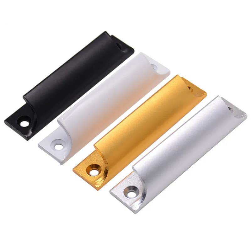 Nuova maniglia per porta in lega di alluminio push-pull balcone cancello finestra tira manopola hardware per mobili maniglie per cassetti di alta qualità