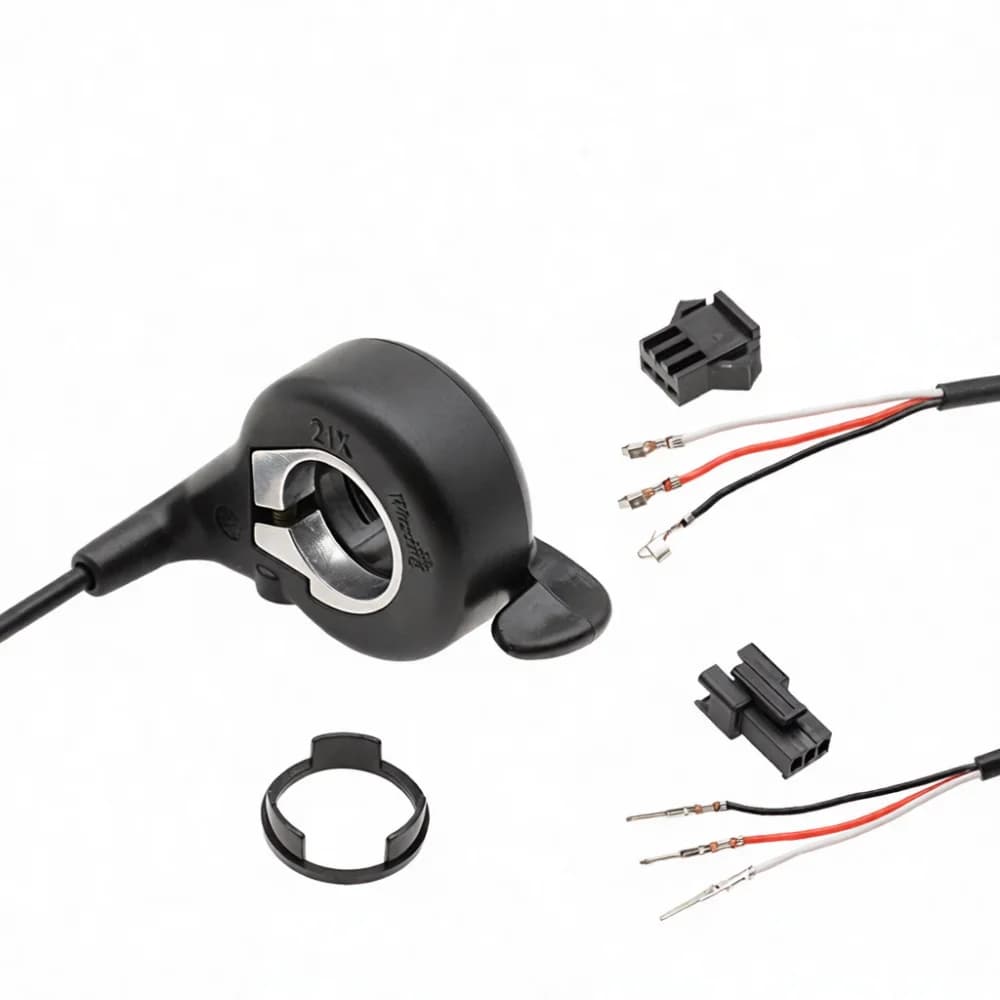 For Wuxing 21X E-bike Thumb Throttle Right Hand Accelerator Handlebar Speed Control Electric Scooter Bicycle Replacement Part