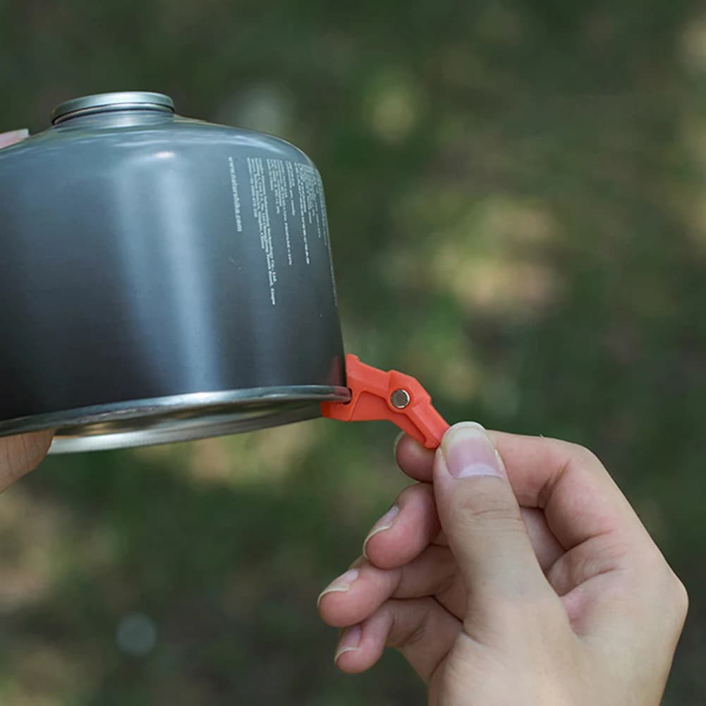 30-6 pieces magnetic bracket for gas tank tripod support for multifunctional camping stove shelf for bottles for camping stove for kitchen with backpack