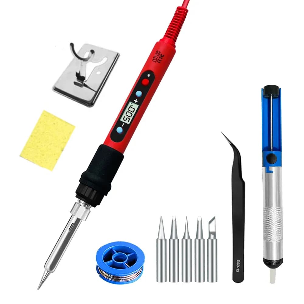 80 W Adjustable Temperature Welding Welding Tools LCD Welding Tools