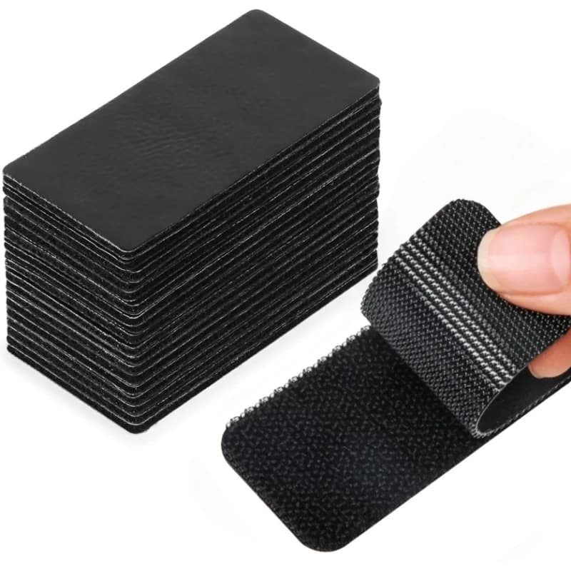 Adesivi di fissaggio del nastro di fissaggio autoadesivo Chiusura con gancio e anello a doppio lato per accessori di abbigliamento artigianali fai-da-te Fissaggio del moquette