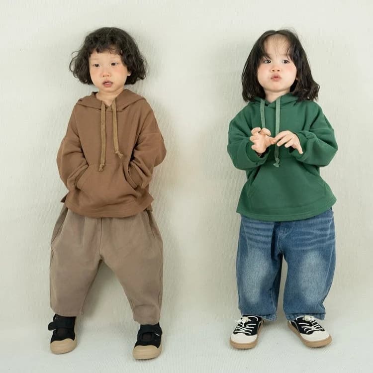 Hoodie 2026 Spring and Autumn New Childrens Clothing Boys and Girls Solid Color Jacket Jacket Casual Hooded Long Sleeve Hoodie