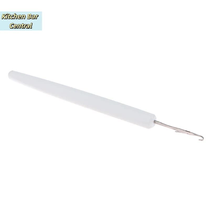 【1 pezzo di strumento per uncinetto bianco per tutte le macchine per maglieria standard da 4,5 mm, strumenti per cucito e tessitura, 14 cm】