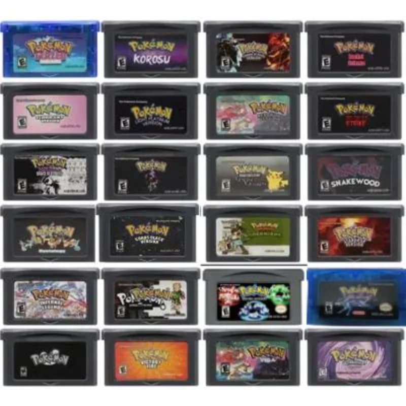 Cartuccia di gioco GBA della serie Pokemon, scheda per console di videogiochi a 32 bit, Glazed Ultraviolet Flora Sky Korosu per GBA NDS