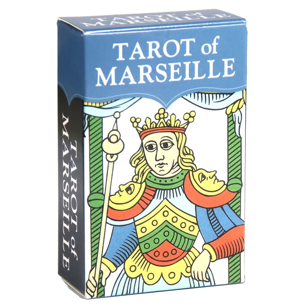 Tarocchi di Marsiglia Mini Marsiglia Tarocchi 78 carte Mazzo Gioco da tavolo tascabile