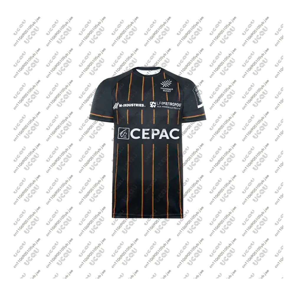 2025/26 Abbigliamento da uomo Bambini Maschi Ragazzi Allenamento ad asciugatura rapida Traspirante Home Away T Shirt Tee Sport P-Provence Top Rugby Jersey Gif